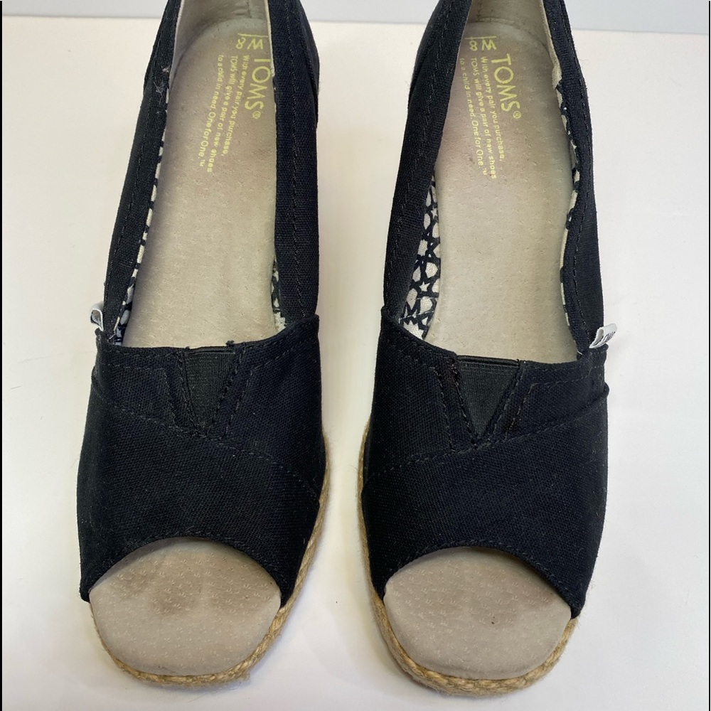 TOMS Calypso canvas peep toe